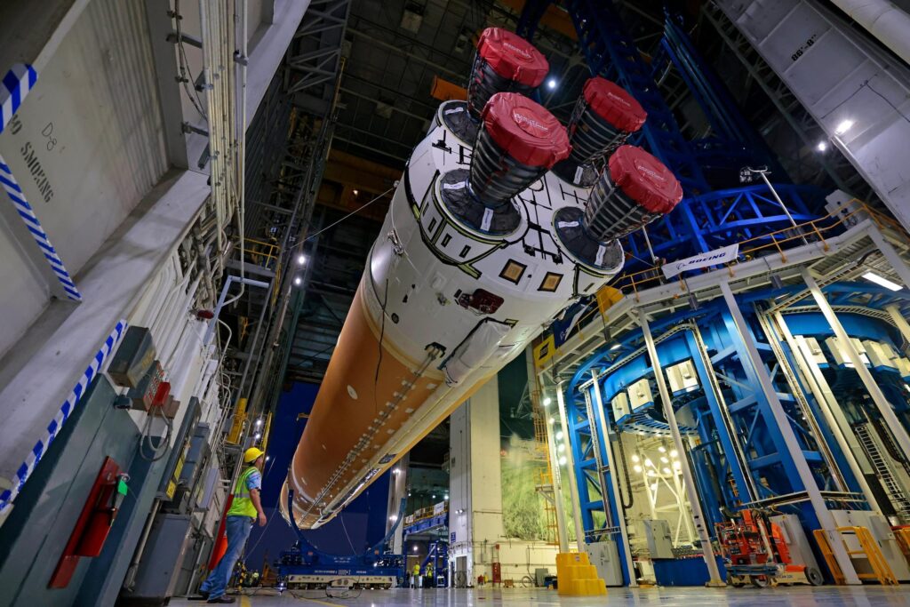מסעות שלב ה-Artemis Rocket Core של נאס"א לפלורידה