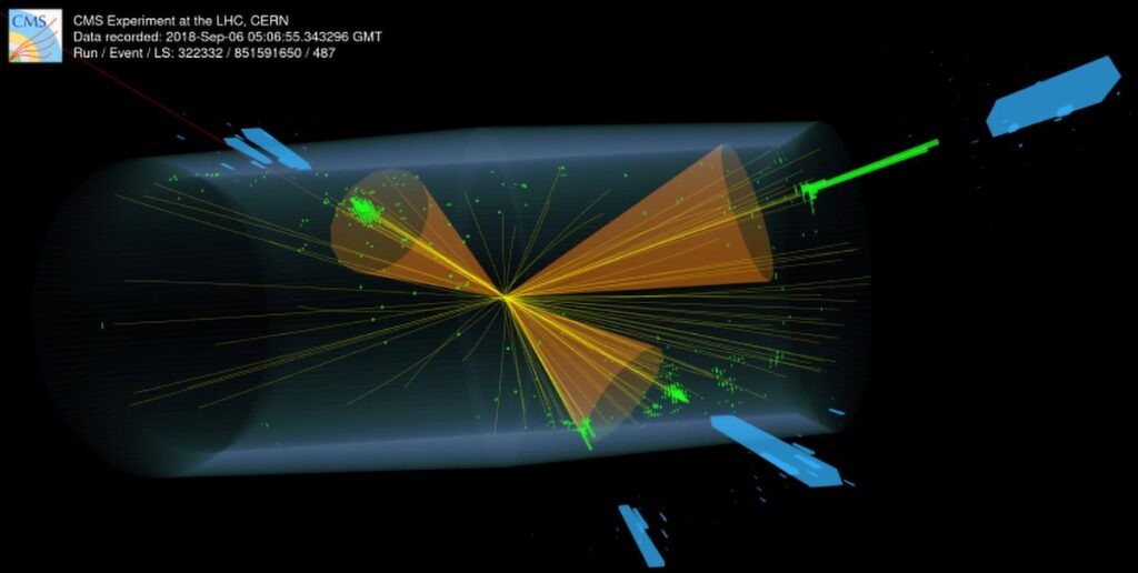 AI Detected Highly Anomalous CMS Event Display