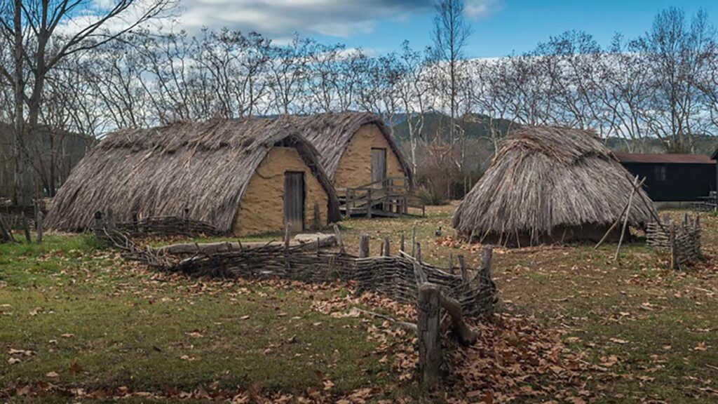 Recreation of the Neolithic Settlement of La Draga